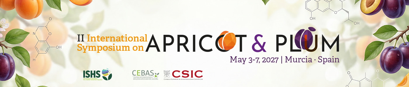 II International Symposium on Apricot and Plum web page header